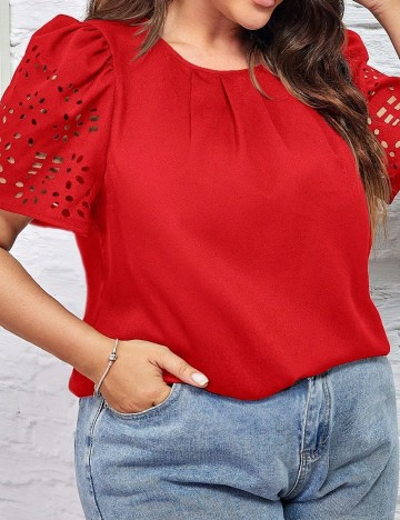 
						Bluza SHEIN CURVE, rosu