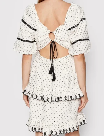 Rochie scurta Y.A.S, alb Alb