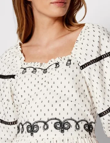 Rochie scurta Y.A.S, alb Alb