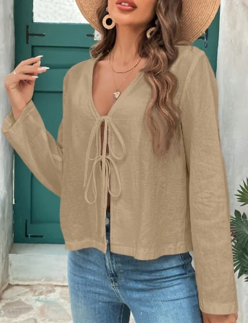 Bluza SHEIN, maro deschis Maro