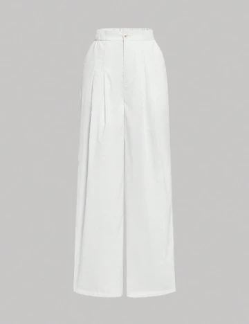 Pantaloni SHEIN, alb