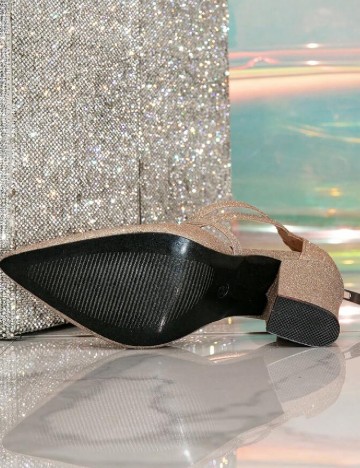 Pantofi SHEIN, auriu