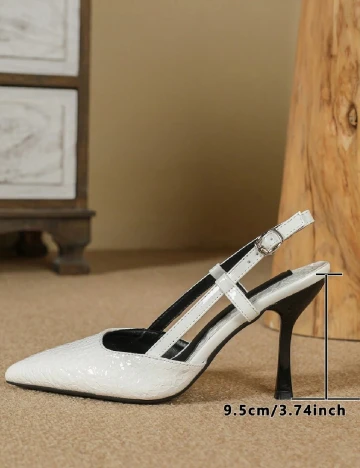 Pantofi SHEIN, alb Alb