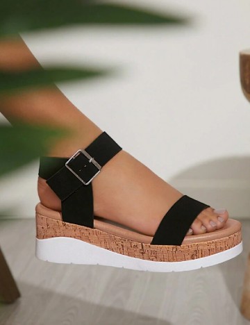 Sandale SHEIN, negru