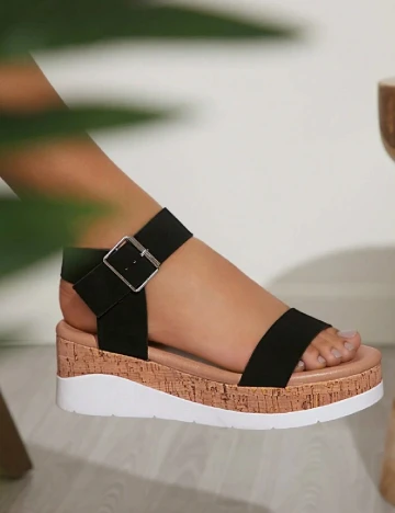 Sandale SHEIN, negru