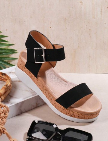 Sandale SHEIN, negru