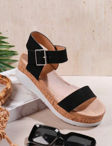 Sandale SHEIN, negru