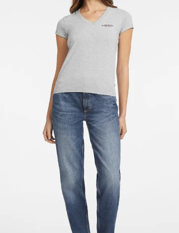 Tricou Guess, gri Gri