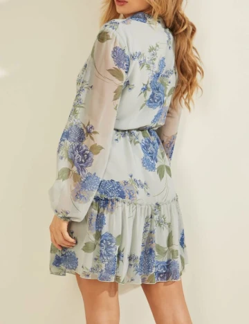 Rochie scurta Guess, albastru