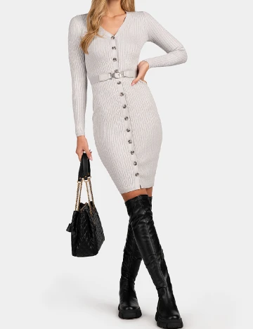 Rochie scurta Guess, gri