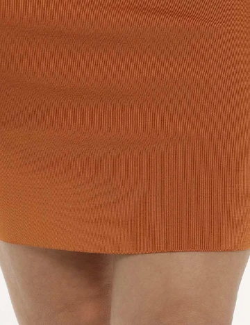Rochie scurta Guess, maro