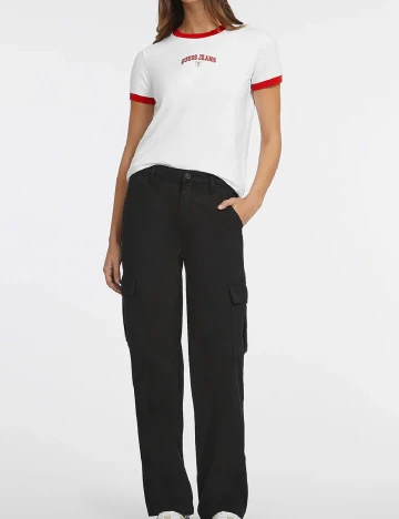 Tricou Guess, alb Alb