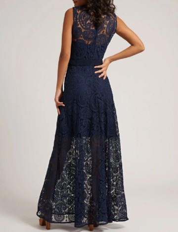 Rochie lunga Guess, albastru