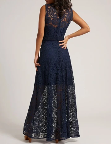 Rochie lunga Guess, albastru