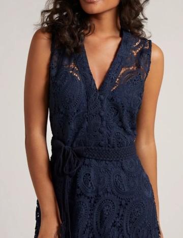 Rochie lunga Guess, albastru