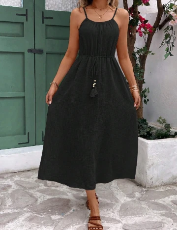 Rochie medie SHEIN, negru Negru
