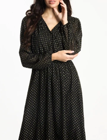 Rochie lunga Guess, negru