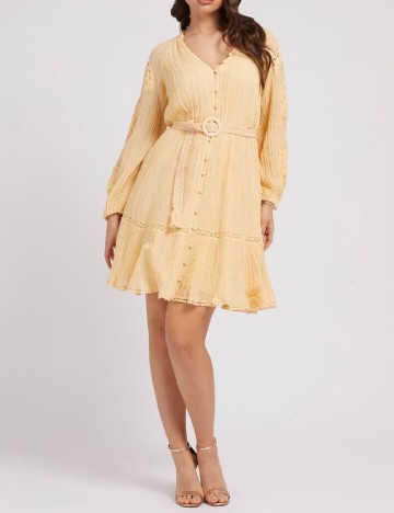 
						Rochie scurta Guess, galben