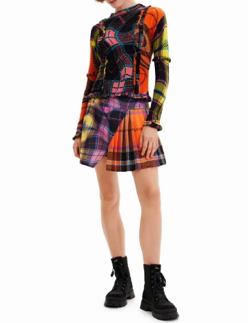 Fusta Desigual, mix culori Mix culori