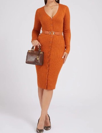
						Rochie medie Guess, portocaliu