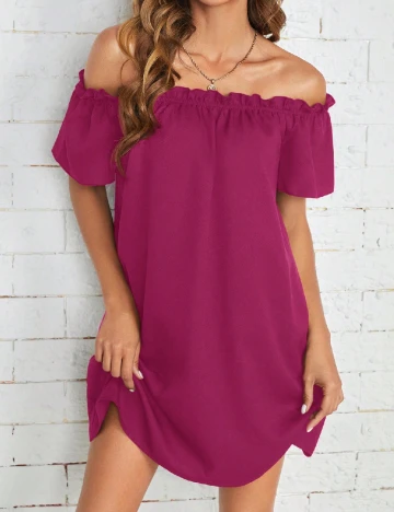 Rochie scurta SHEIN, roz Roz