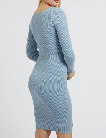 Rochie scurta Guess, albastru Albastru