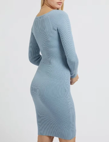 Rochie scurta Guess, albastru Albastru