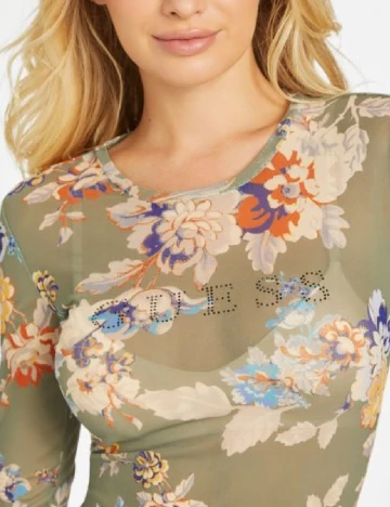 Bluza Guess, floral print Floral print