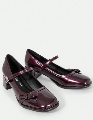 Pantofi SHEIN, pruna