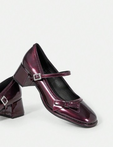 Pantofi SHEIN, pruna