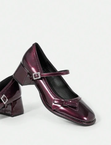 Pantofi SHEIN, pruna