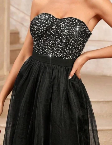 Rochie lunga SHEIN, negru Negru