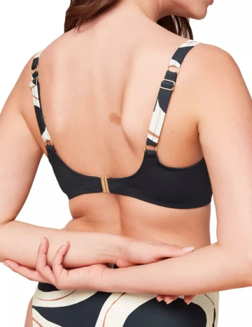 Sutien de baie Triumph, negru Negru