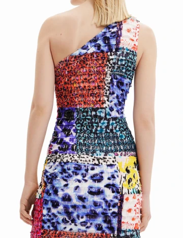 Rochie scurta Desigual, mix culori Mix culori