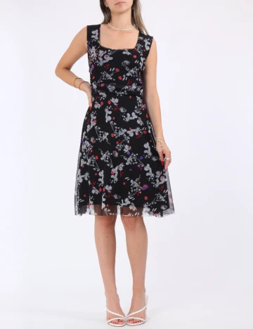 Rochie scurta Desigual, negru Negru