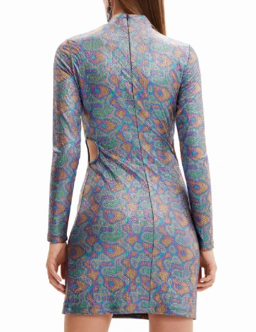 Rochie scurta Desigual, mix culori Mix culori