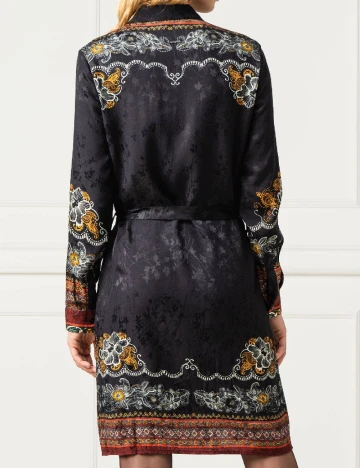 Rochie scurta Desigual, negru Negru