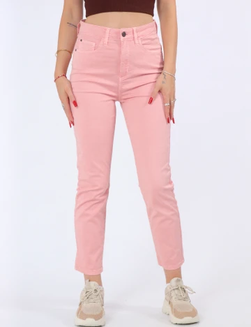 Pantaloni Guess, roz Roz