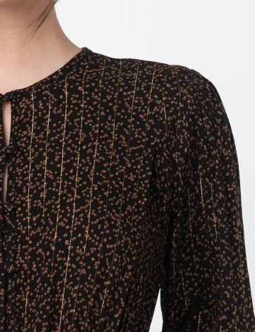 Rochie scurta Desigual, negru/maro Negru