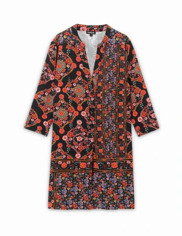 Rochie scurta Desigual, mix culori Mix culori