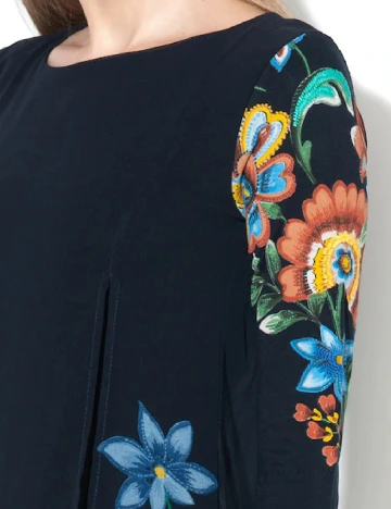 Rochie scurta Desigual, bleumarin Albastru
