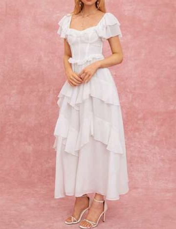 
						Rochie lunga SHEIN, alb