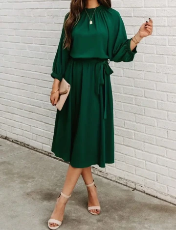 Rochie medie SHEIN, verde Verde
