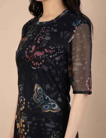 Rochie scurta Desigual, negru Negru