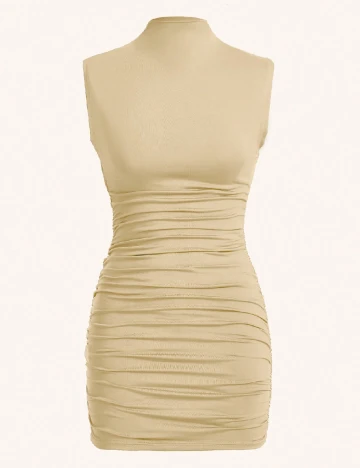 Rochie scurta SHEIN, crem