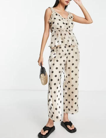 Pantaloni Y.A.S, crem
