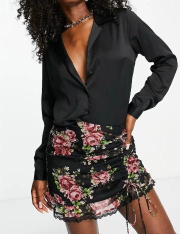 Fusta ASOS, floral print Floral print