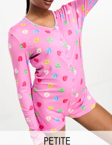 Pijama Loungeable, roz Roz