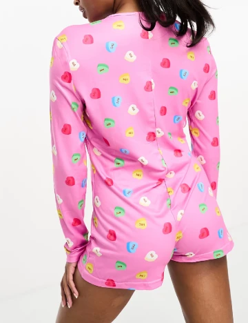 Pijama Loungeable, roz Roz