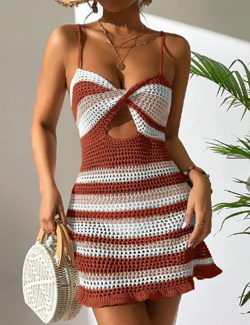 Rochie de plaja SHEIN, mix culori